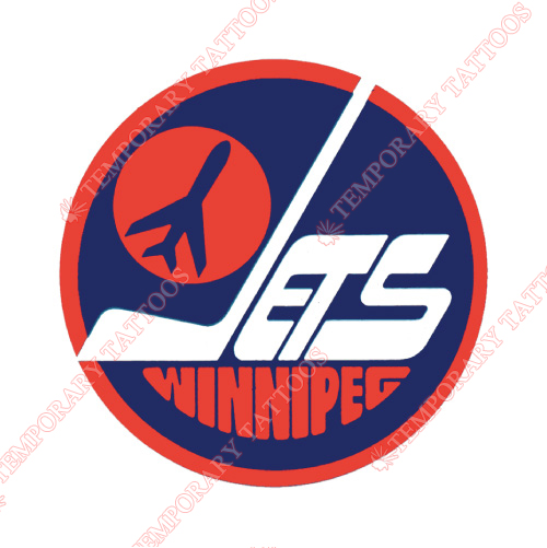 Winnipeg Jets Customize Temporary Tattoos Stickers NO.7156
